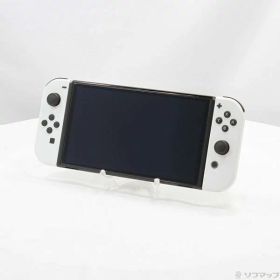 【中古】Nintendo(任天堂) Nintendo Switch 有機ELモデル Joy-Con(L)／(R) ホワイト 【276-ud】