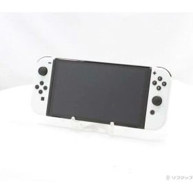【中古】Nintendo(任天堂) Nintendo Switch 有機ELモデル Joy-Con(L)／(R) ホワイト 【295-ud】
