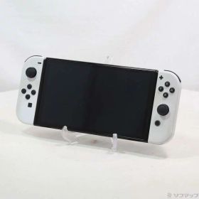 【中古】Nintendo(任天堂) Nintendo Switch 有機ELモデル Joy-Con(L)／(R) ホワイト 【295-ud】
