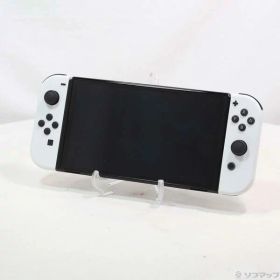 【中古】Nintendo(任天堂) Nintendo Switch 有機ELモデル Joy-Con(L)／(R) ホワイト 【295-ud】