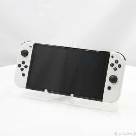 【中古】Nintendo(任天堂) Nintendo Switch 有機ELモデル Joy-Con(L)／(R) ホワイト 【276-ud】