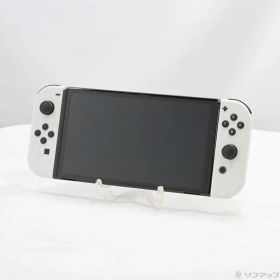 【中古】Nintendo(任天堂) Nintendo Switch 有機ELモデル Joy-Con(L)／(R) ホワイト 【269-ud】