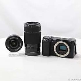 〔中古品〕 α6400 ILCE-6400Y ダブルズームレンズキット ブラック〔中古品〕 α6400 ILCE-6400Y ダブルズームレンズキット ブラック