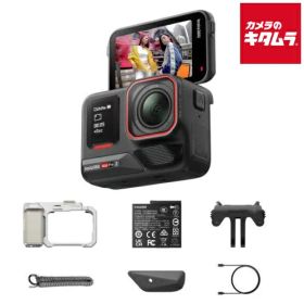 Insta360 Ace Pro2 ストリート撮影キット ミッドナイトブラック シングルバッテリー：ムーンライト・シルバー（CINSBBGA-ACEPRO248） ビデオカメラ 4K 小型 高画質 ウェアラブル 《納期未定》