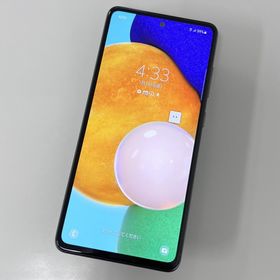 サムスン(SAMSUNG)のGalaxy A52 5G SC-53B Black(スマートフォン本体)