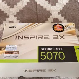 美品 MSI GeForce RTX 5070 12G INSPIRE 3X