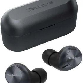 テクニクス ワイヤレスイヤホン EAH-AZ40-K ブラック bluetooth マルチポイント IPX4 アプリ対応