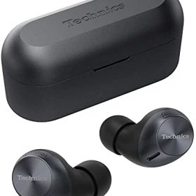 テクニクス カナル型 完全ワイヤレスイヤホン コンパクト Bluetooth マルチポイント対応 ブラック EAH-AZ40-K