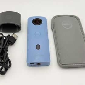 【極上美品】RICOH THETA SC2 ブルー オマケ付 R03030 リコー シータ 360度カメラ
