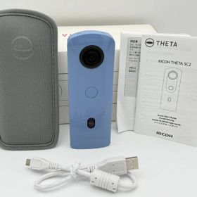 【極上美品】RICOH THETA SC2 ブルー リコーシータ 360度カメラ