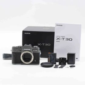 超美品★ Fujifilm X-T30 ボディ チャコールシルバー 多言語 #736