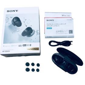 ソニー WF-SP800N BM ブラック ワイヤレスイヤホン