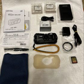 【極美品】RICOH WG-60 ブラック 防水デジタルカメラ