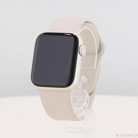 〔中古〕Apple(アップル) Apple Watch SE 第2世代 GPS 40mm スターライトアルミニウムケース スターライトスポーツバンド〔348-ud〕
