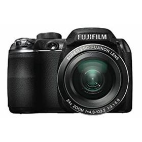 【中古】「非常に良い」FUJIFILM デジタルカメラ FinePix S3200 ブラック F FX-S3200 1400万画素 広角24mm 光学24倍 3型液晶 フルHD(コンパクトデジタルカメラ)