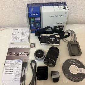 OLYMPUS PEN Lite E-PL7 EZダブルズームキット ブラック