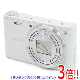 【1日と5.0のつく日、18日はポイント3倍！】【中古】SONY製 Cyber-shot DSC-WX350 ホワイト/1820万画素 USBカバーなし・本体・液晶画面いたみ