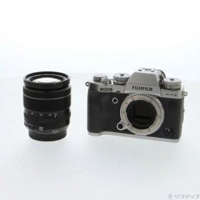 【中古】FUJIFILM(フジフイルム) X-T3 ズームレンズキット シルバー 【344-ud】