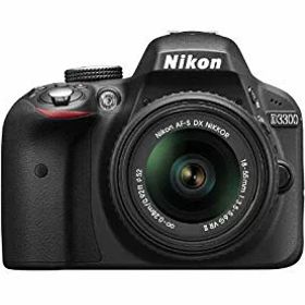 【中古】Nikon デジタル一眼レフカメラ D3300 18-55 VR IIレンズキット ブラック D3300LKBK 9jupf8b