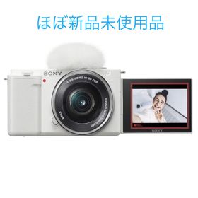 ソニー(SONY)のSONY ZV-E10 LW ボディ ホワイト パワーズームレンズ (ミラーレス一眼)