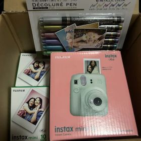 FUJIFILM instax mini 12 本体 水色