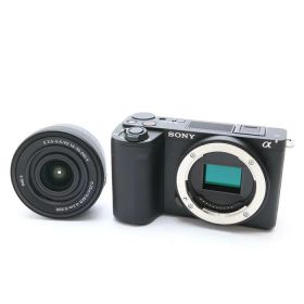 【中古】 《良品》 SONY VLOGCAM ZV-E10 II パワーズームレンズキット ZV-E10M2K B ブラック [ デジタルカメラ ]