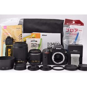 ニコン(Nikon)の■ 美品 ■ ニコン Nikon D3400 ダブルズーム(デジタル一眼)