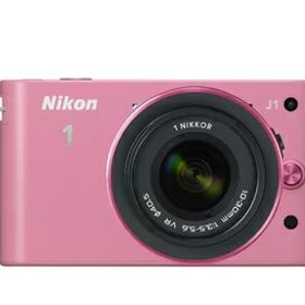 【中古】 Nikon ミラーレス一眼カメラ Nikon 1 (ニコンワン) J1 (ジェイワン) 標準ズームレンズキット ピンク N1 J1HLK PK
