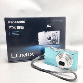 ルミックス(LUMIX)のパナソニック デジタルカメラ ルミックス フローラルブルー DMC-FX66-A(コンパクトデジタルカメラ)