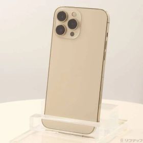 ソフマップ 〔中古品〕 iPhone13 Pro Max 128GB ゴールド MLJ63J／A SIMフリー 〔ネットワーク利用制限▲〕【344】