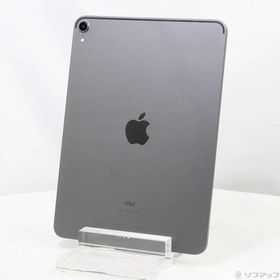 〔中古〕Apple(アップル) iPad Pro 11インチ 64GB スペースグレイ MTXN2J／A Wi-Fi〔371-ud〕