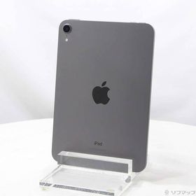 〔中古〕Apple(アップル) iPad mini 第6世代 64GB スペースグレイ MK7M3J／A Wi-Fi〔305-ud〕
