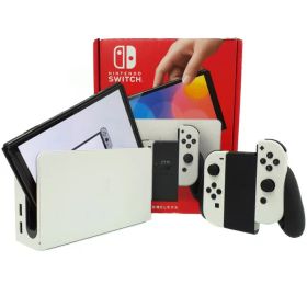 【Nintendo】ニンテンドー『Nintendo Switch 有機ELモデル ホワイト』HEG-S-KAAAA ゲーム機本体 1週間保証【中古】
