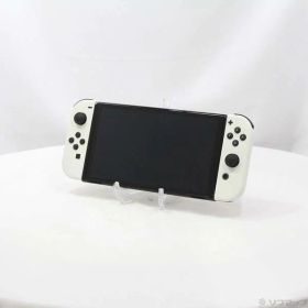 【中古】Nintendo(任天堂) Nintendo Switch 有機ELモデル Joy-Con(L)／(R) ホワイト 【198-ud】