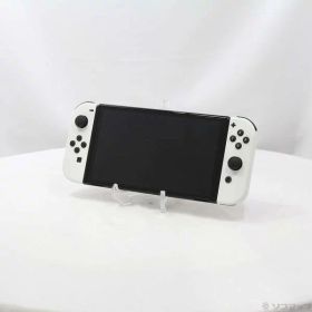 【中古】Nintendo(任天堂) Nintendo Switch 有機ELモデル Joy-Con(L)／(R) ホワイト 【198-ud】
