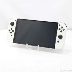 【中古】Nintendo(任天堂) Nintendo Switch 有機ELモデル Joy-Con(L)／(R) ホワイト 【198-ud】