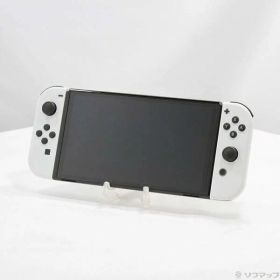 【中古】Nintendo(任天堂) Nintendo Switch 有機ELモデル Joy-Con(L)／(R) ホワイト 【198-ud】