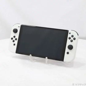 【中古】Nintendo(任天堂) Nintendo Switch 有機ELモデル Joy-Con(L)／(R) ホワイト 【198-ud】
