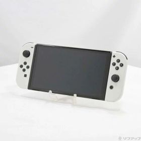 【中古】Nintendo(任天堂) Nintendo Switch 有機ELモデル Joy-Con(L)／(R) ホワイト 【198-ud】