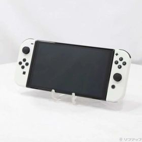 【中古】Nintendo(任天堂) Nintendo Switch 有機ELモデル Joy-Con(L)／(R) ホワイト 【198-ud】