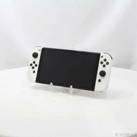 【中古】Nintendo(任天堂) Nintendo Switch 有機ELモデル Joy-Con(L)／(R) ホワイト 【198-ud】