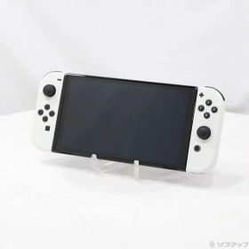 【中古】Nintendo(任天堂) Nintendo Switch 有機ELモデル Joy-Con(L)／(R) ホワイト 【198-ud】