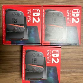 新品 Nintendo Switch 2 グレー 本体 3台セット