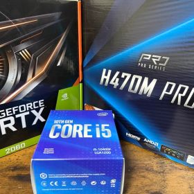 GeForce RTX 2060 Core i5 10400F マザボセット