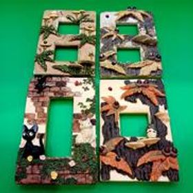 スイッチカバー トトロ3個 魔女宅1個 ジブリ