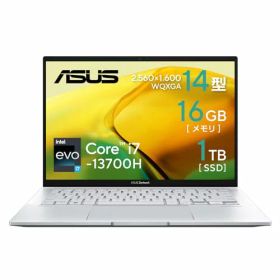【30日保証/新品/即納】ASUS ノートパソコン Zenbook 14 UX3402VA 14型 インテル第13世代 Core i7-13700H