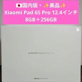 【美品】Xiaomi Pad 6S Pro 12.4インチ 8GB＋256GB