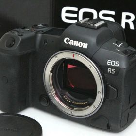 【中古】【美品】キヤノン EOS R5 ボディ（センサー清掃済） CA01-R3807-2P5 CANON キヤノン RFマウント ミラーレス フルサイズ 手ブレ補正 4K対応