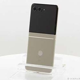 motorola razr 50s 256GB サンドクリーム MOSAJ2 Softbank SIMフリー