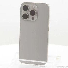 ソフマップ 〔中古品〕 iPhone15 Pro 256GB ナチュラルチタニウム MTUF3J／A SIMフリー【262】